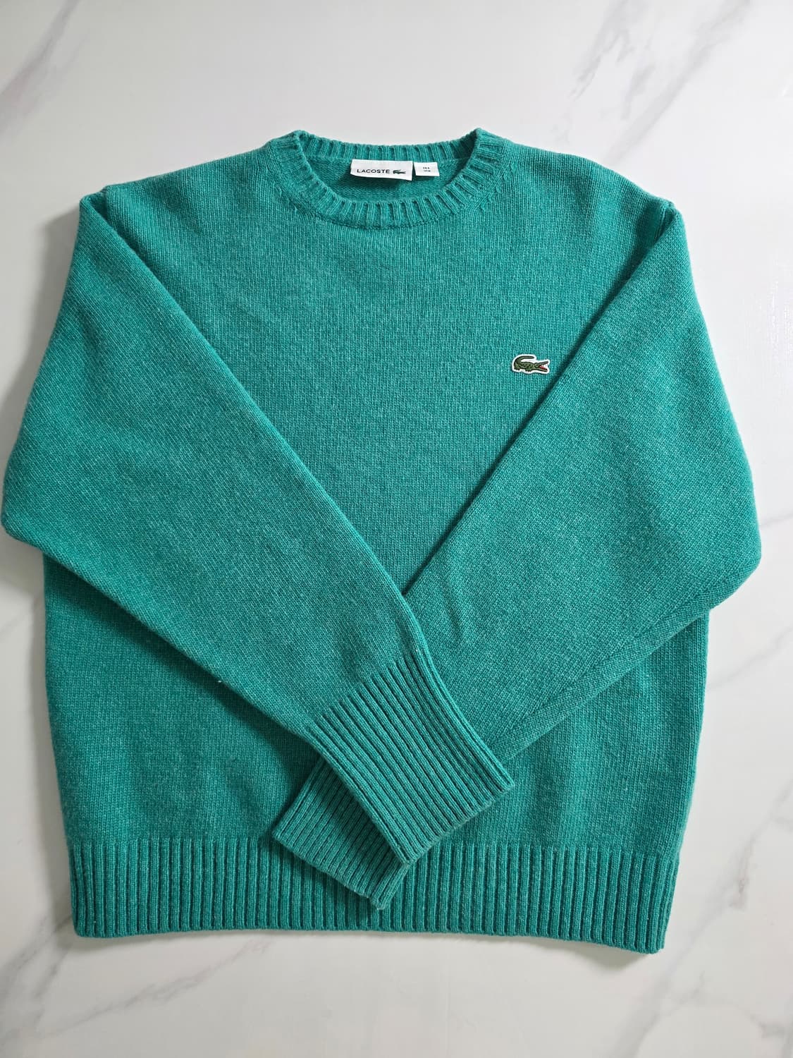 Lacoste / 에메랄드 그린 보카시 니트 상품이미지1