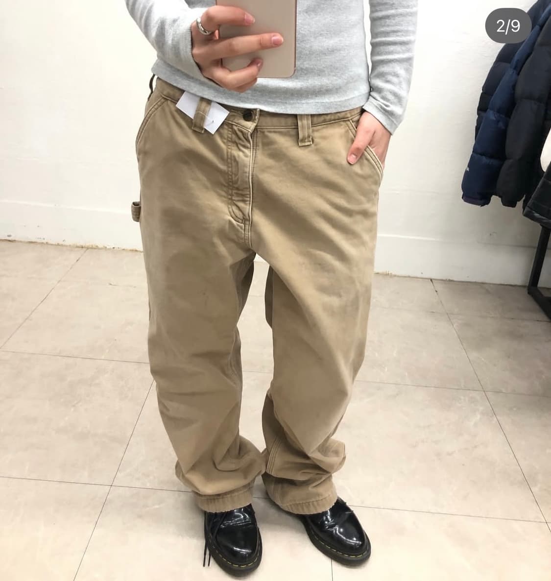 여성 추천!!! 34x30 칼하트 싱글니 워크 팬츠 상품이미지2