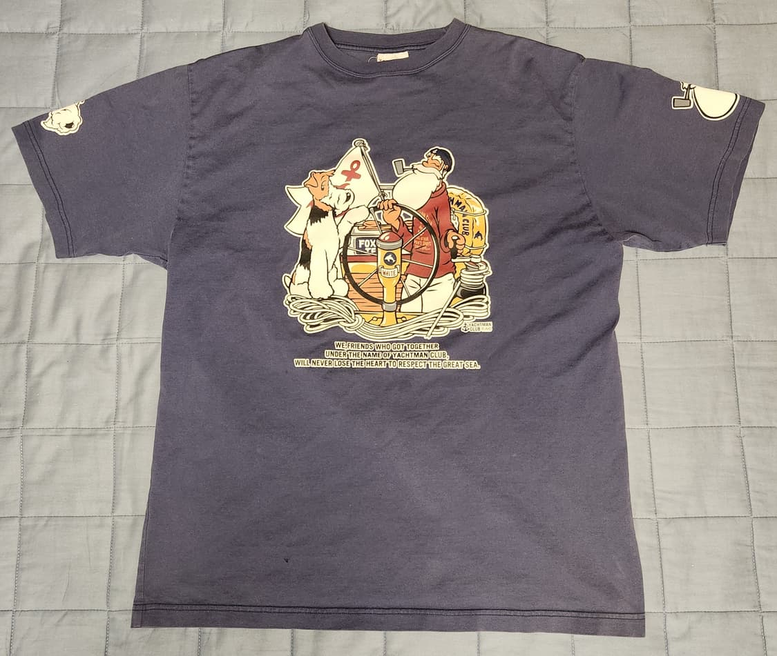 YACHTMAN CLUB 그래픽 티셔츠 상품이미지1