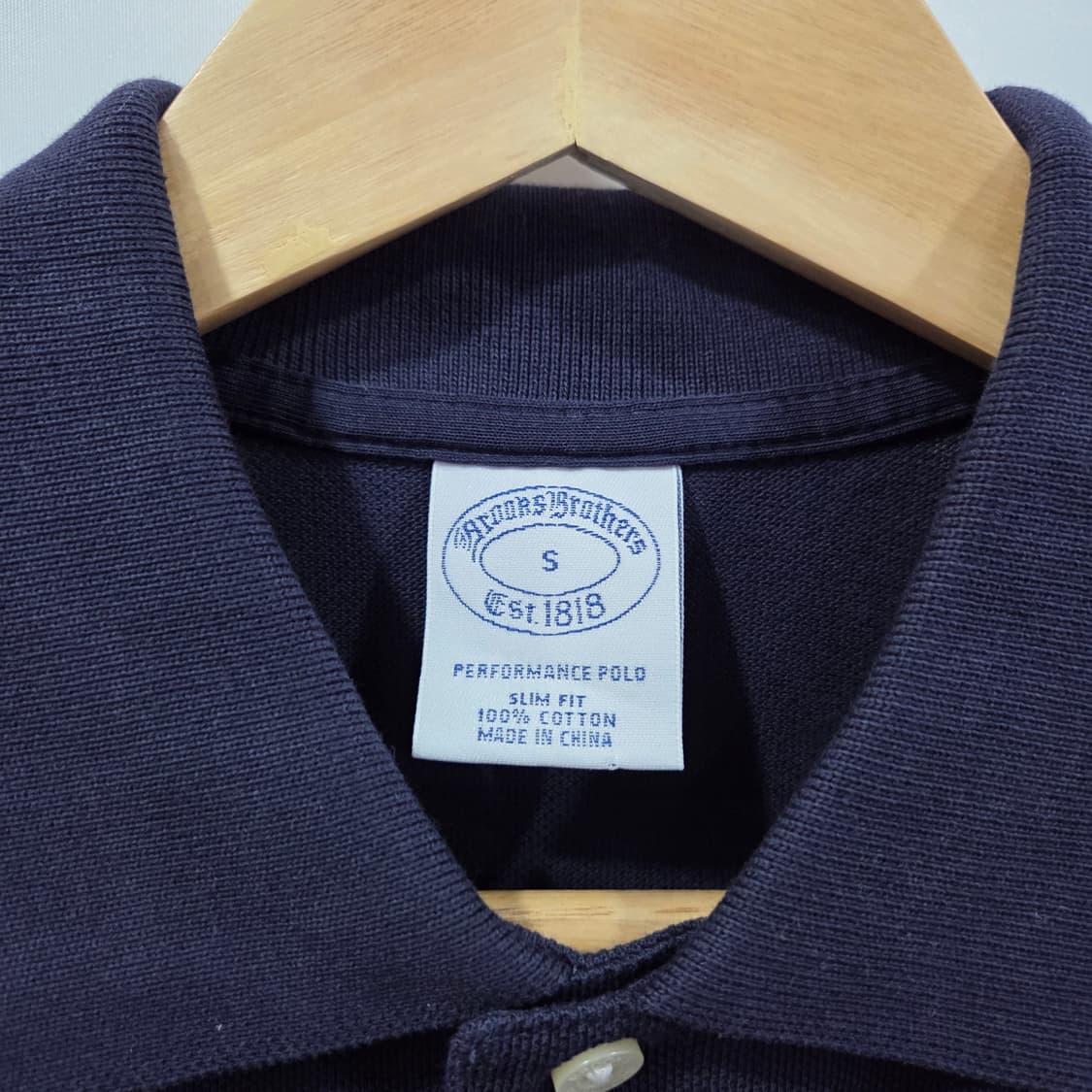 브룩스브라더스 피케 반팔 카라티 S 상품이미지3