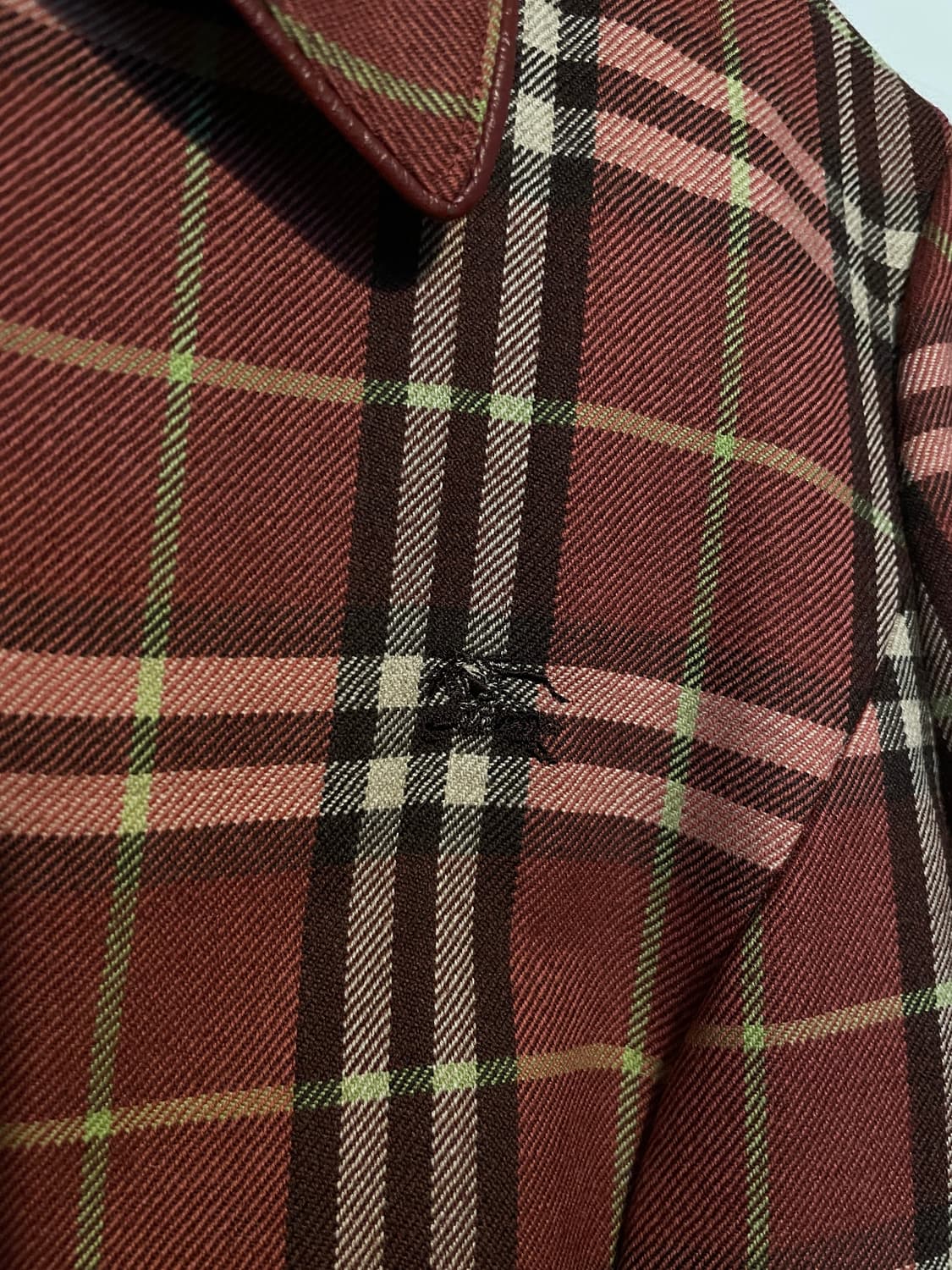 버버리 블루라벨 레드체크 원피스 상품이미지6