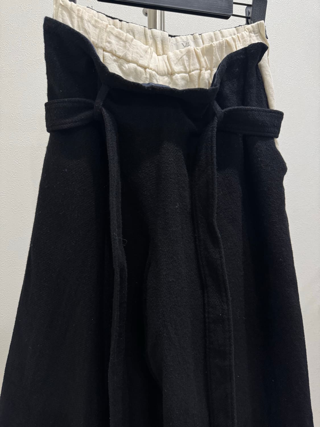 요지야마모토 울 레이어드 벨트 하카마 팬츠 상품이미지5