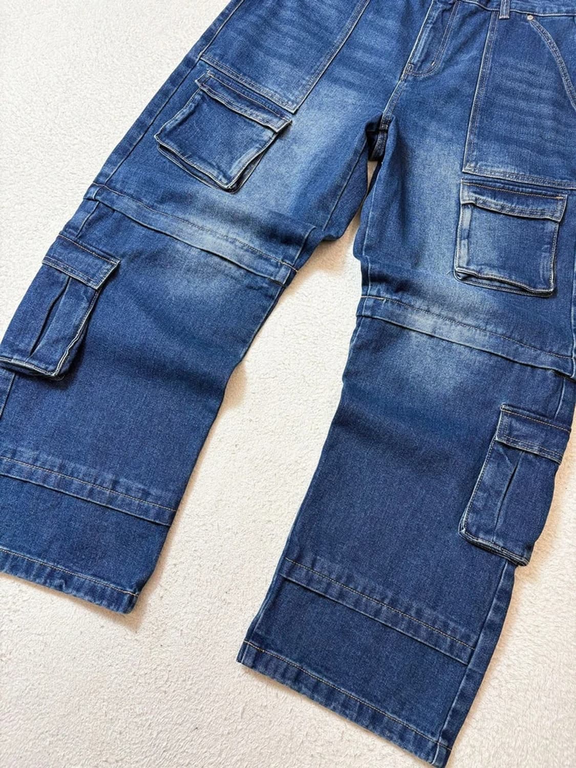 세컨드모노 멀티 포켓 와이드 데님 팬츠 PN6771 상품이미지4