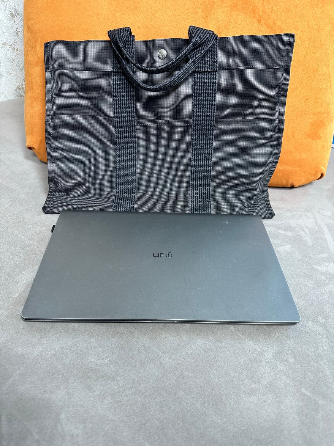 👜 에르메스 후루토 GM 사이즈 캔버스 토트백 상품이미지8