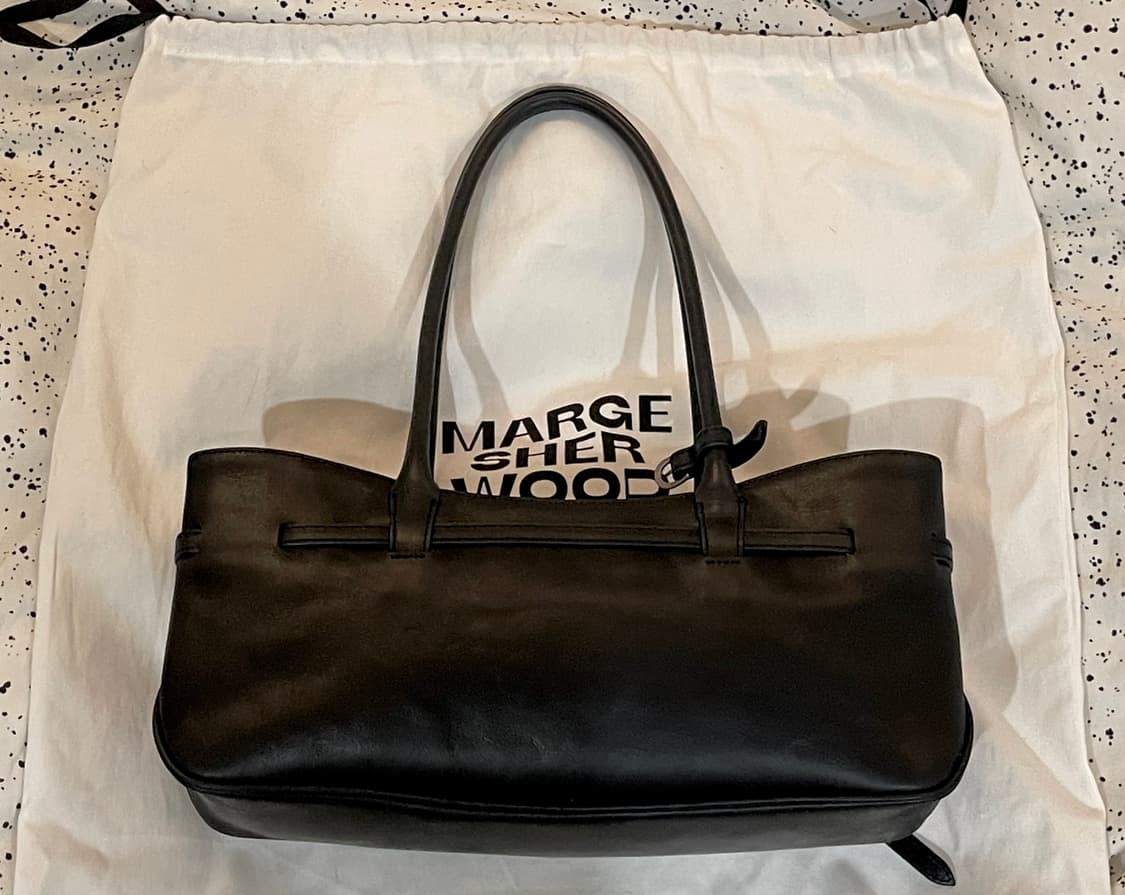 GRANDMA USED SHOULDER BAG_black pull-up 상품이미지7