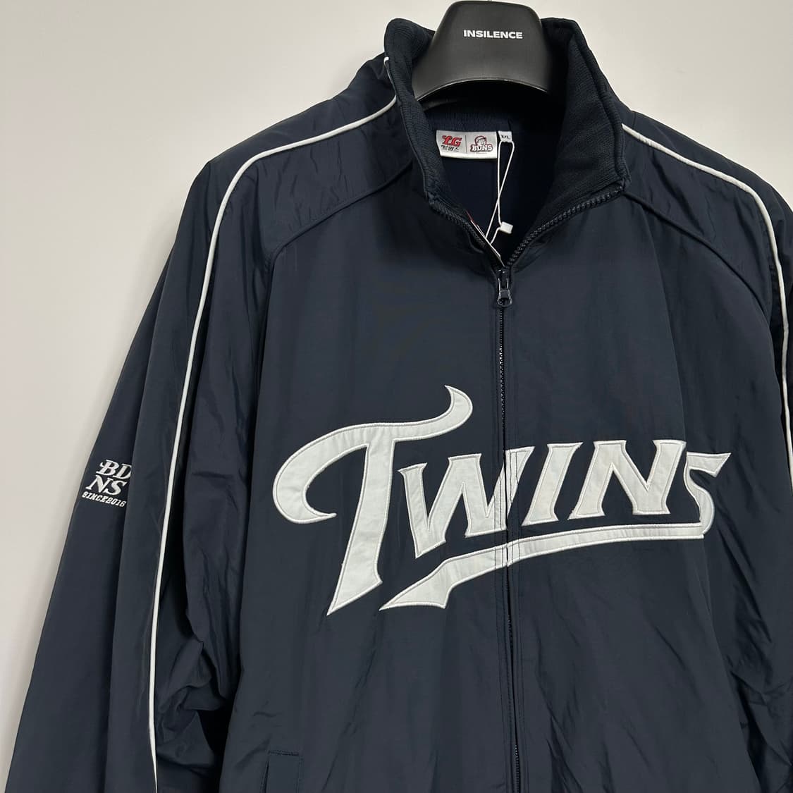 빠더너스 x LG트윈스 더그아웃 자켓 네이비 xxl 새상품 상품이미지4