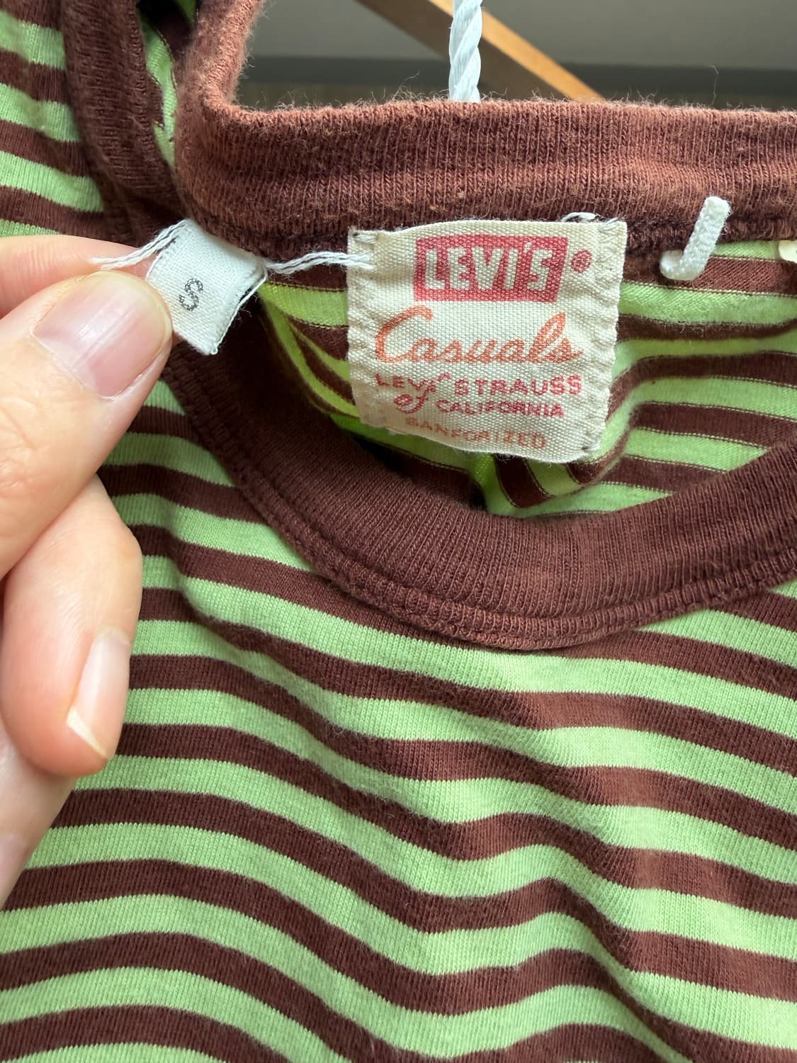 리바이스 빈티지클로딩 스트라이프  S  levis vintage clot 상품이미지5