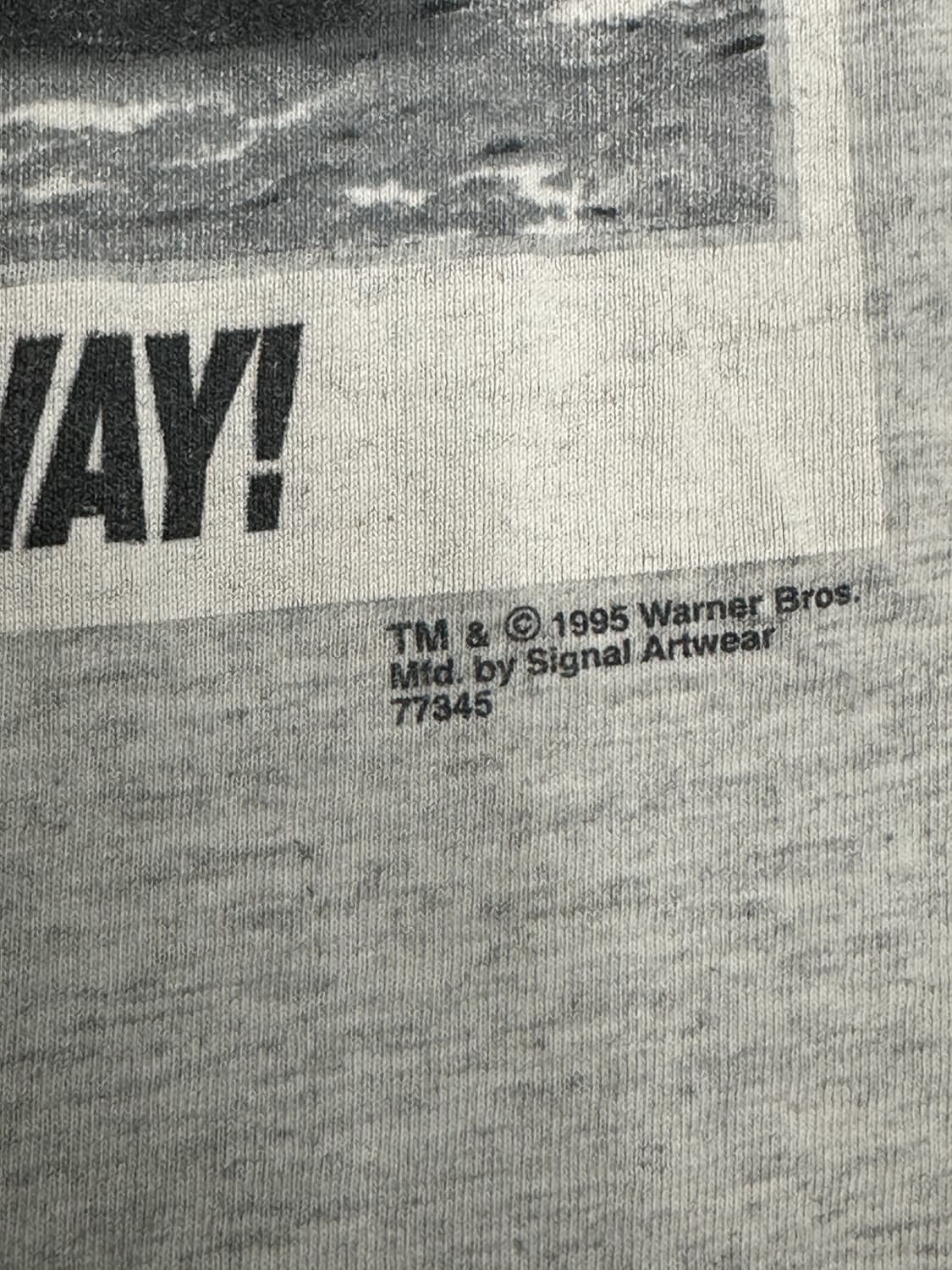 1995' 루니툰즈 투톤 티셔츠 L 상품이미지4