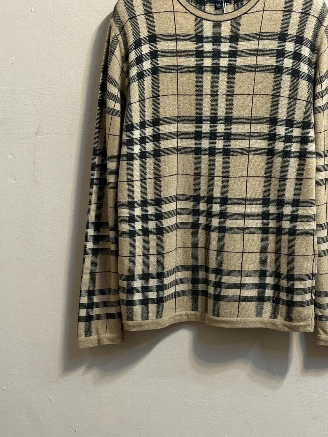 버버리 런던 클래식 체크 울 니트 상품이미지4