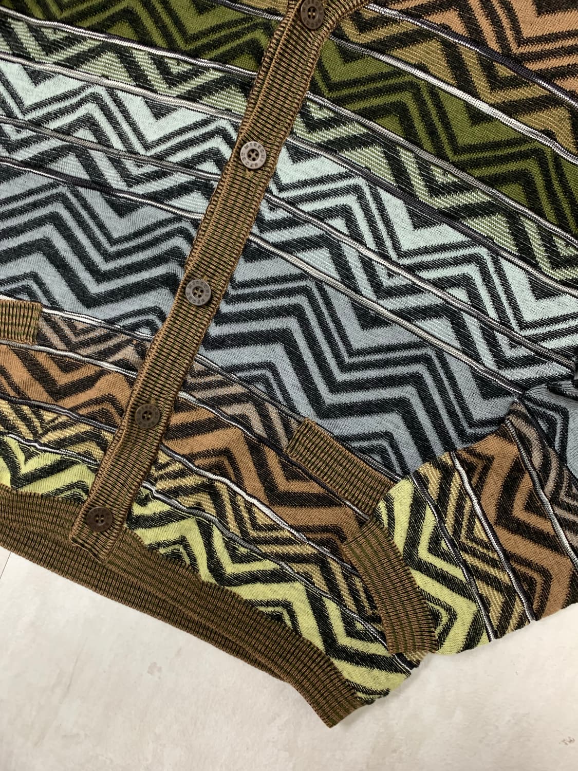 미쏘니 패턴 니트 가디건 #232 상품이미지3