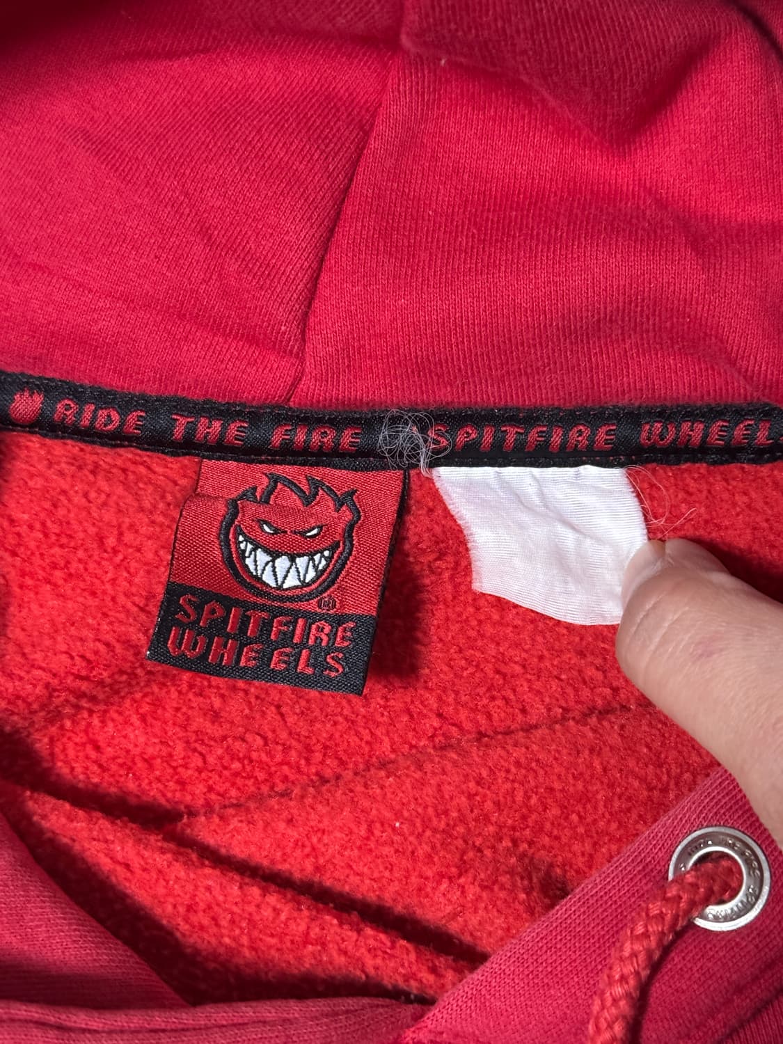 빈티지 스핏파이어 휠즈 빅헤드 프린트 후드티 상품이미지4