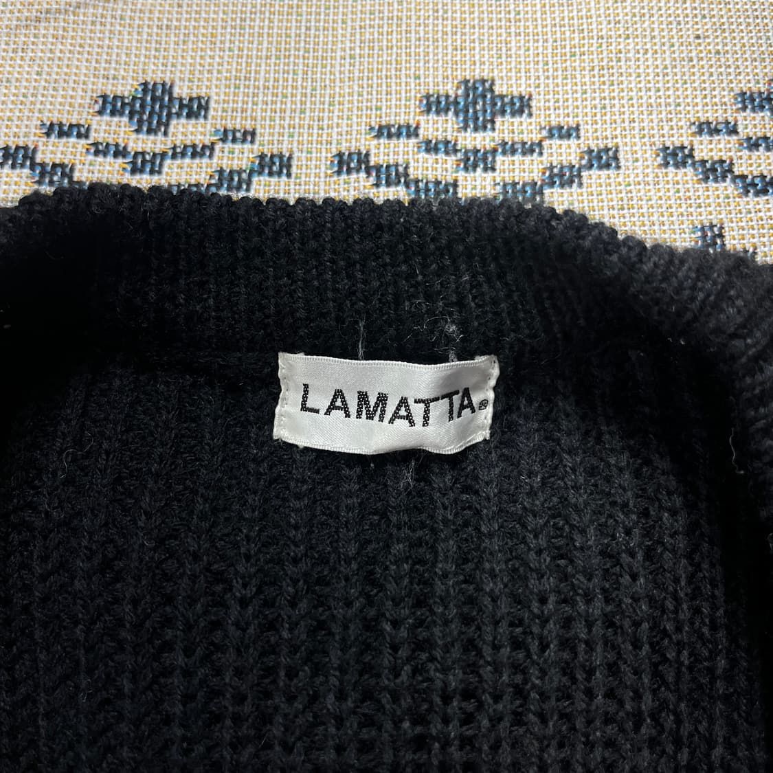 90s LAMATTA 빈티지 울100 가디건(실측확인) 상품이미지2