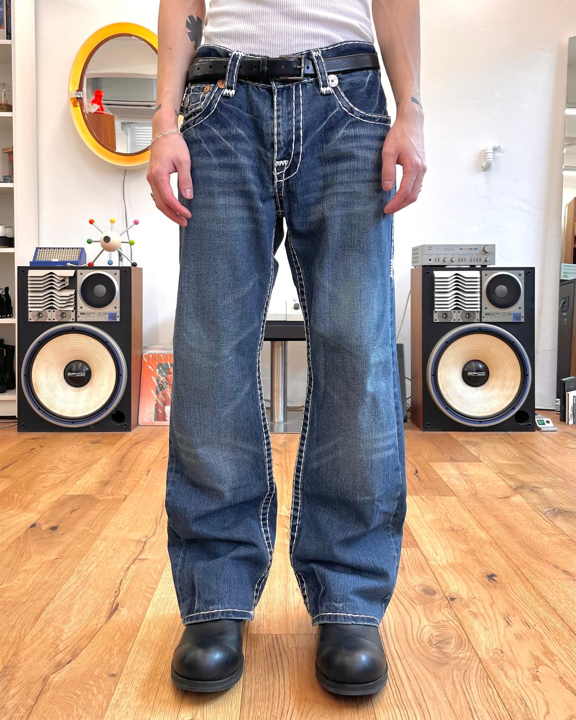 [34] 트루릴리전 부츠컷 데님 팬츠 상품이미지1