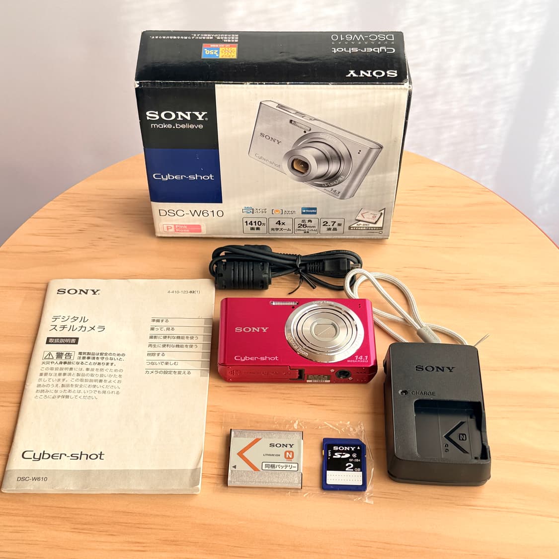 상태 굿👍소니 사이버 샷 DSC-W610 핫핑크 디카 ⭐ 상품이미지7