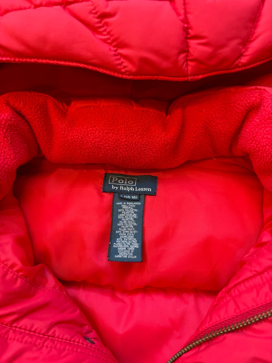 폴로 랄프로렌 다운 후드 패딩 상품이미지5