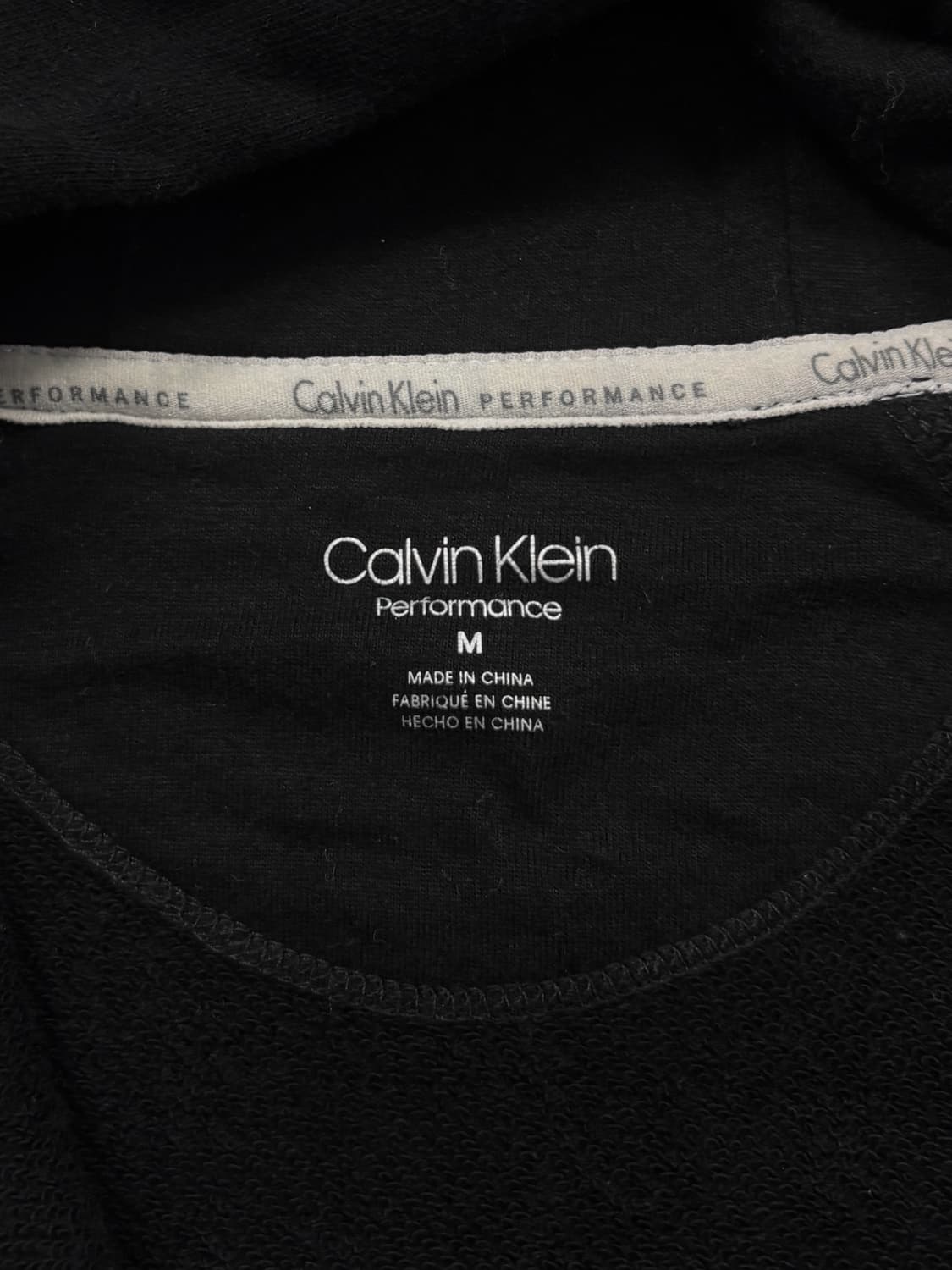 캘빈클라인 블랙 후드집업 상품이미지8