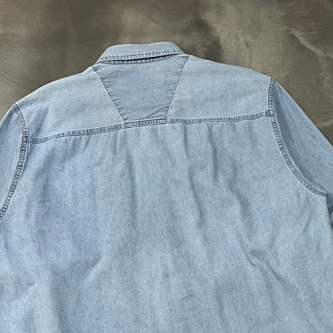  90s 랭글러 데님 셔츠 y14653 상품이미지5