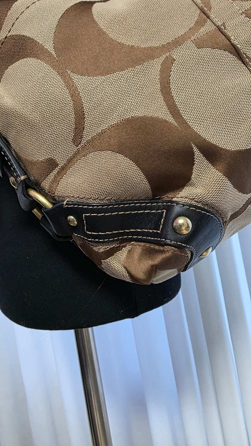 코치 시그니처 턴록 소호백 00s y2k 상품이미지3