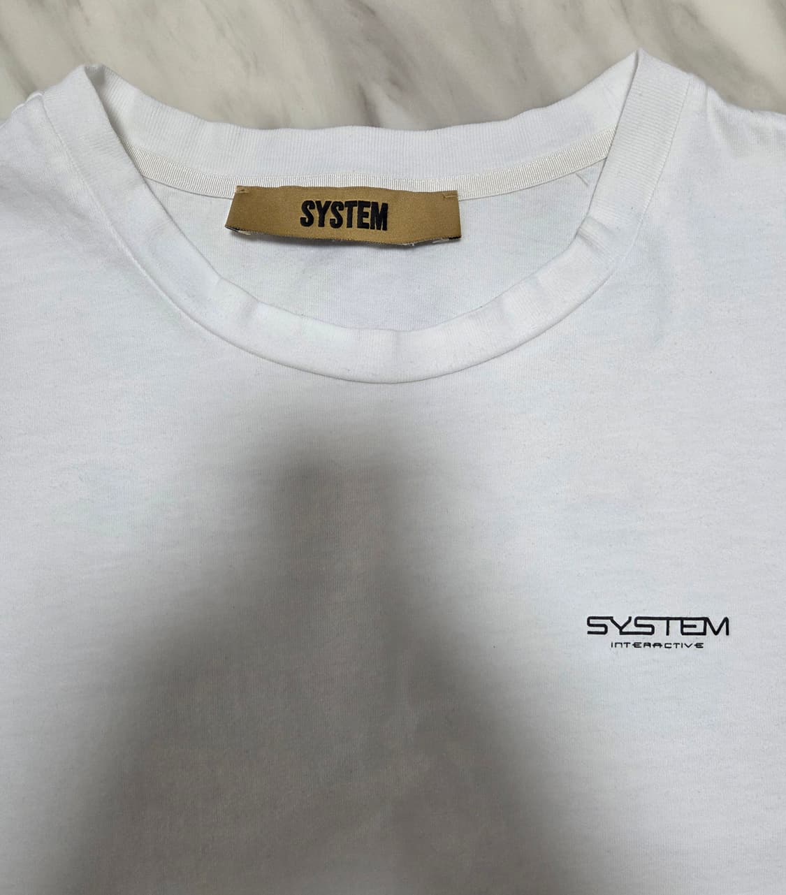 시스템옴므 프린트 반팔 티셔츠 상품이미지5