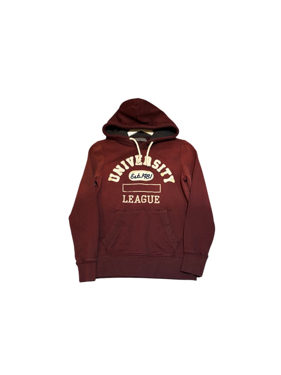 지오다노 버건디 후드티 S 상품이미지1