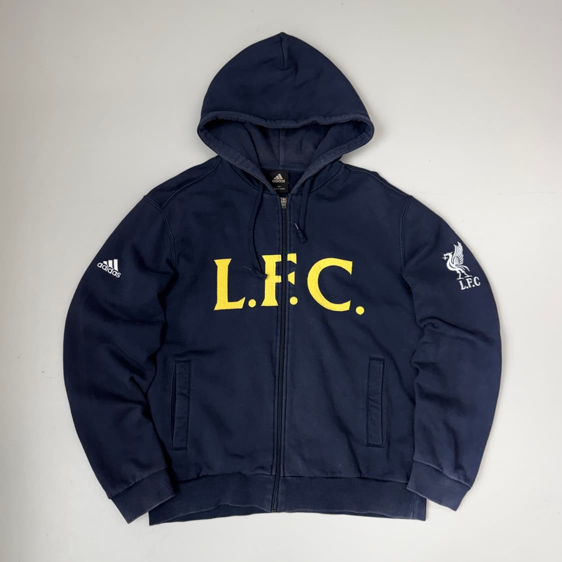 아디다스 X 리버풀 00s 올드스쿨 블록코어 후드집업 상품이미지2