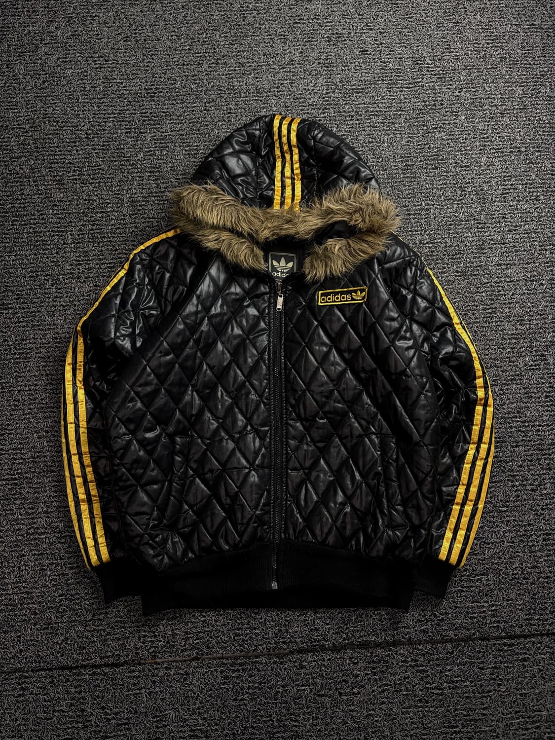 00s 아디다스 y2k 울프조 퀼팅 후드 자켓 1446 상품이미지2
