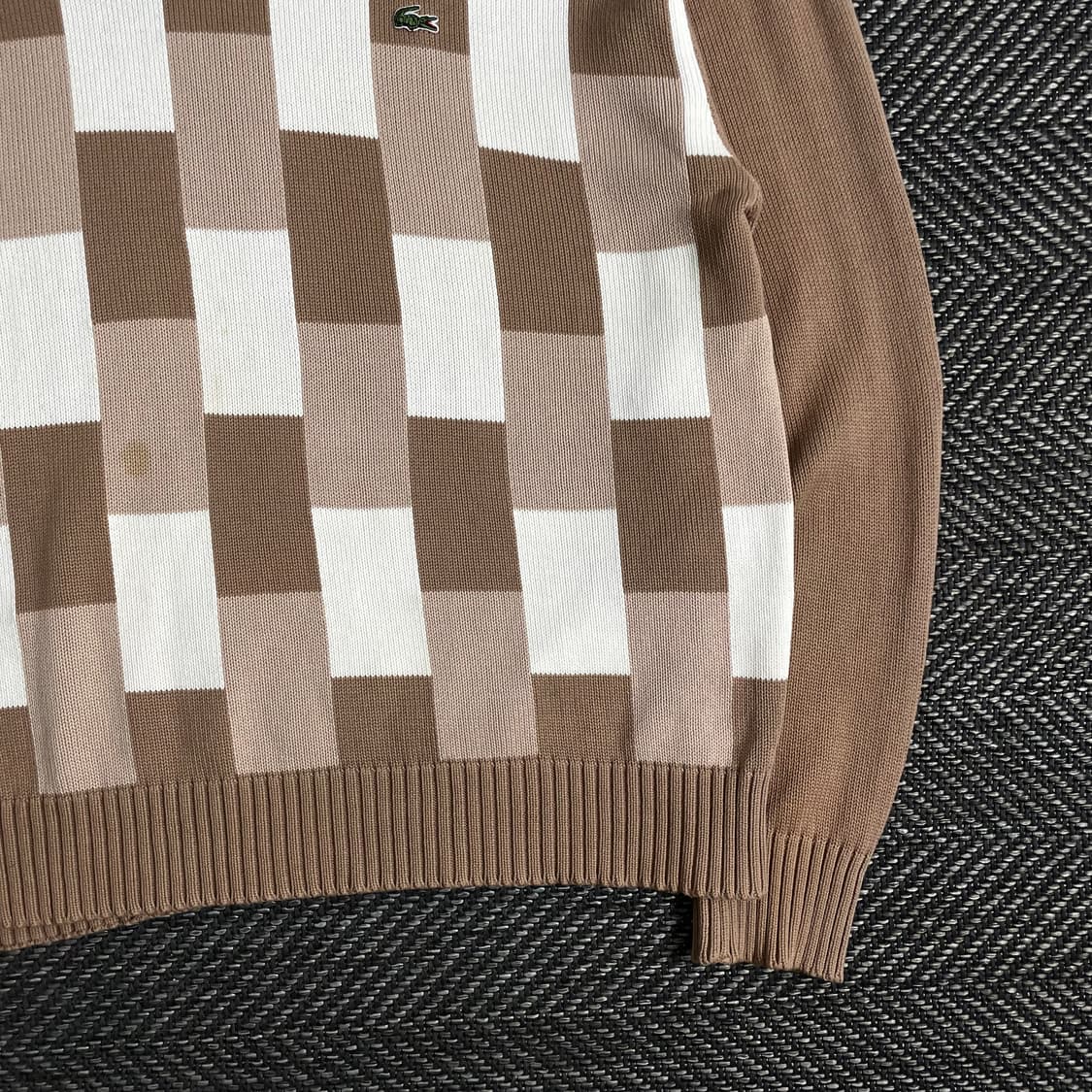 라코스테 자수로고 빈티지 패턴 니트o 2995 상품이미지2