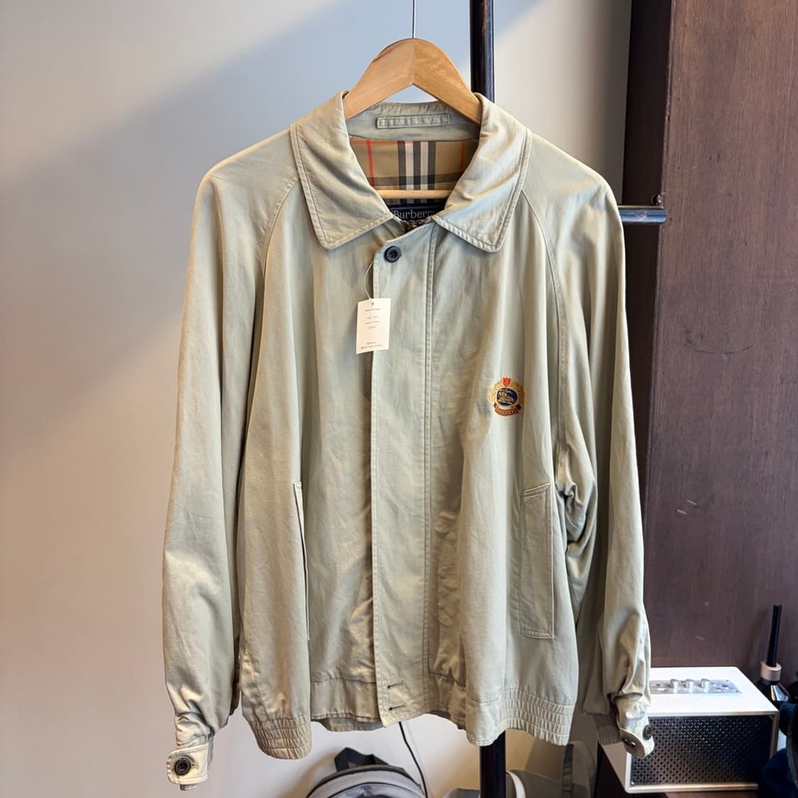 15894 - 버버리 베이지 블루종 자켓 상품이미지2
