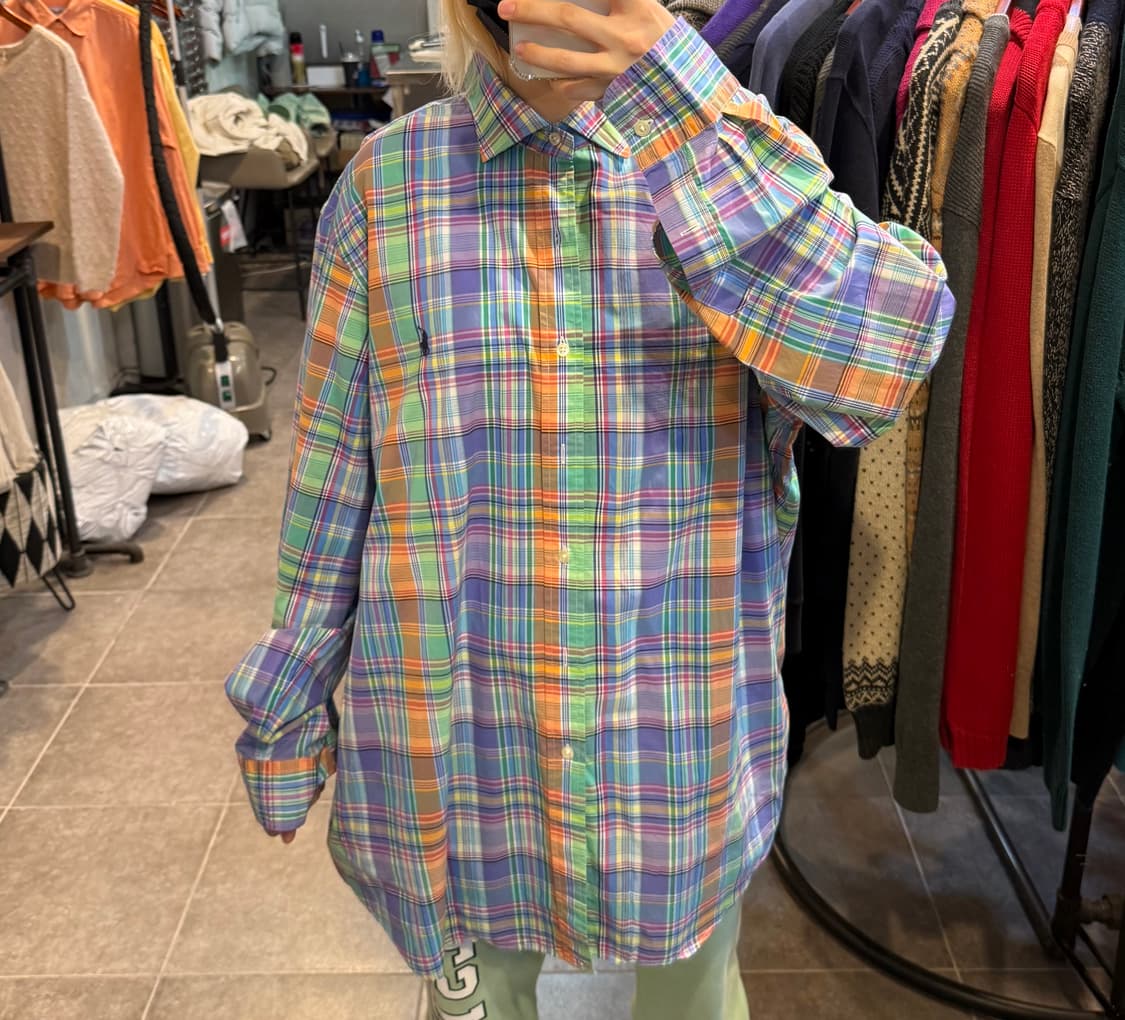 [No.9]Polo 폴로 스트라이프 긴팔셔츠 상품이미지1