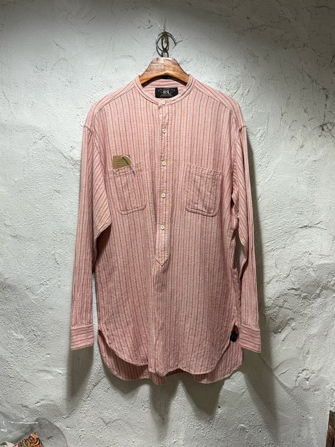 더블알엘 Double RRL 밴드칼라 스트라이프 워크셔츠 상품이미지2