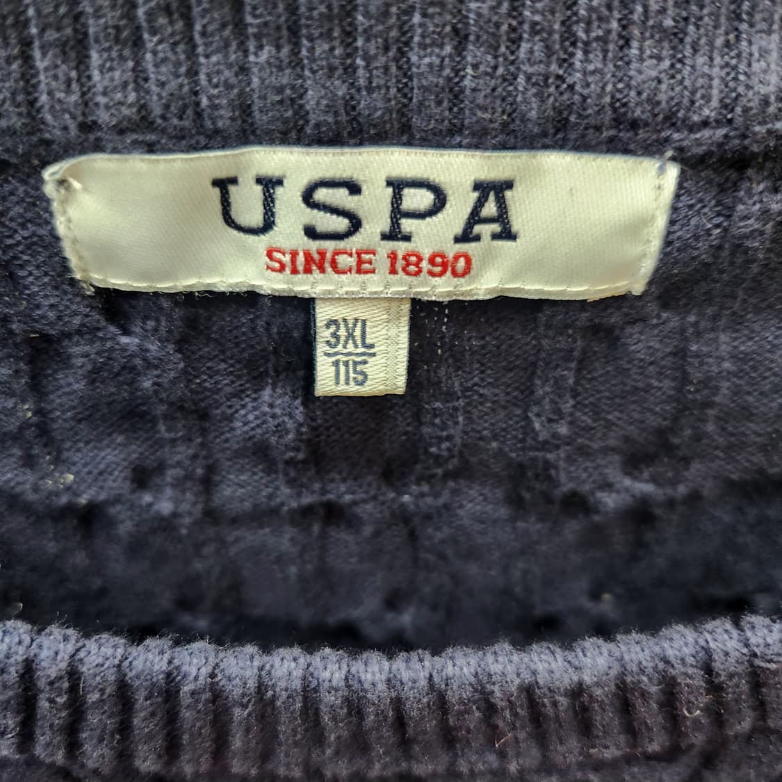 US폴로 케이블 로고 케이블 니트 3XL(2XL) 상품이미지5