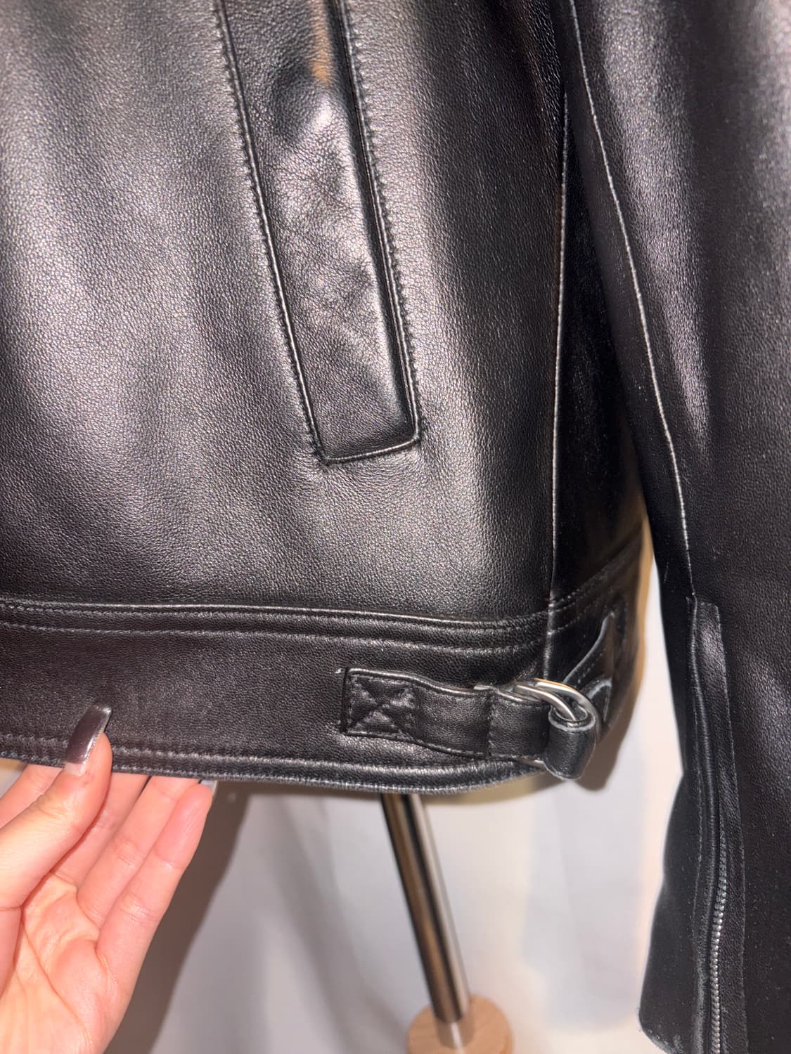 파렌하이트 후드탈부착 양가죽 레더자켓 상품이미지3