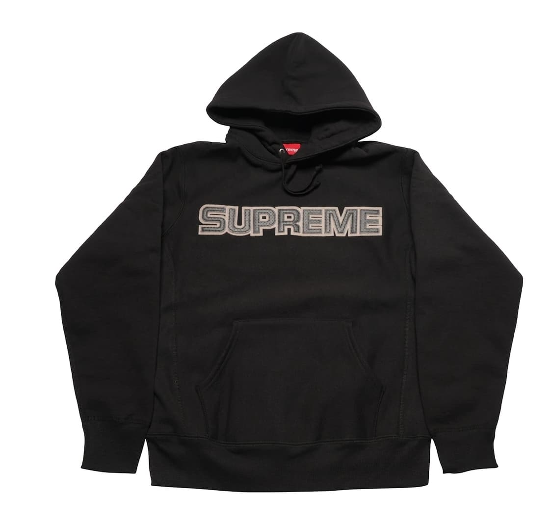 슈프림 FW18 퍼포레이티드 레더 후드 상품이미지1