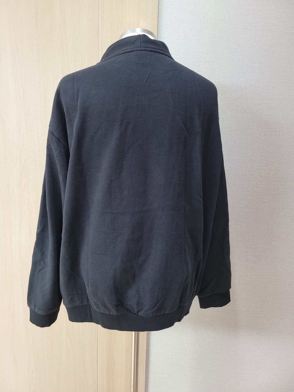 스파오 SPAO 남자 오버핏 가디건 XL 블랙 상품이미지6