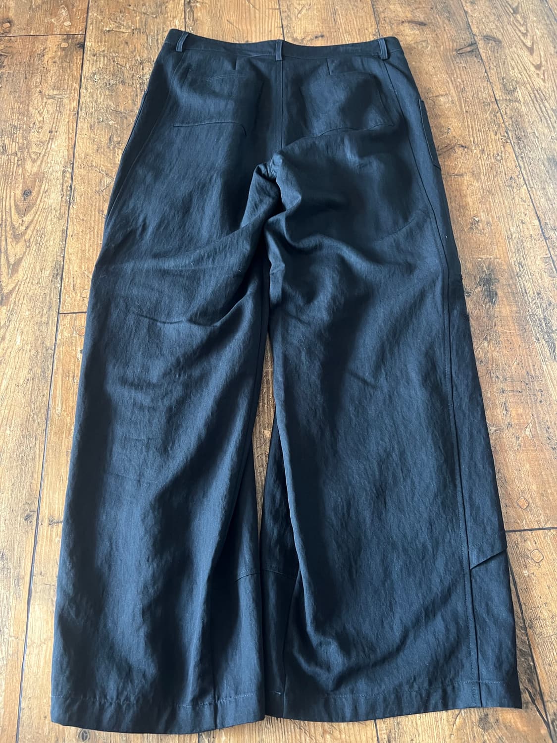 비긴202 나이코마 투턱 팬츠 블랙 3 상품이미지2