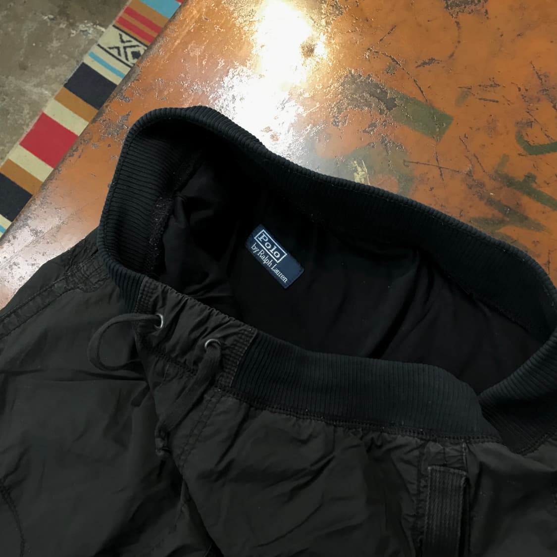 폴로랄프로렌 에이징 블랙 코튼 밴딩 팬츠 허리 34 36  상품이미지6