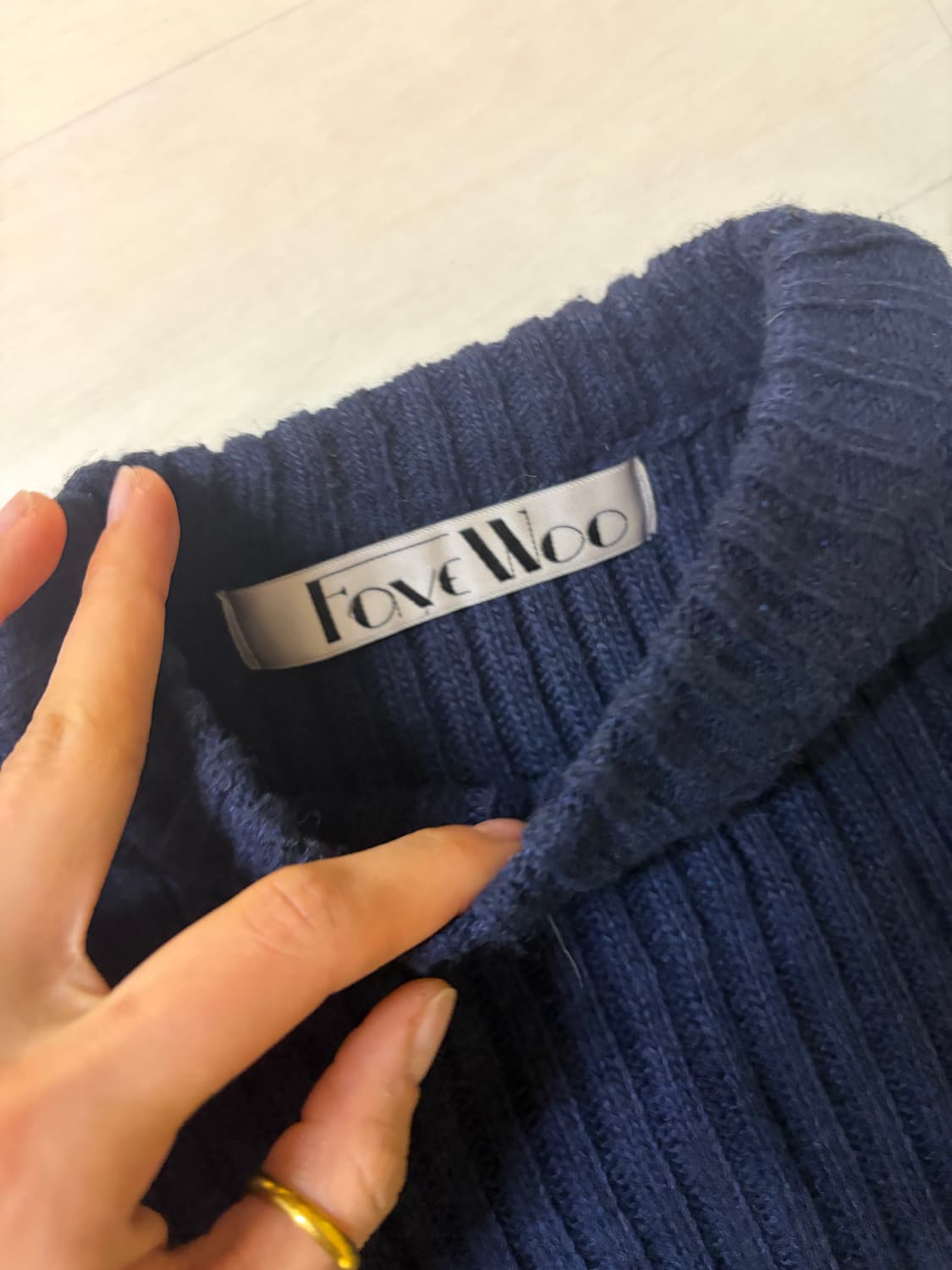 페이우 울니트 상하의 세트 44,55 정품  상품이미지2