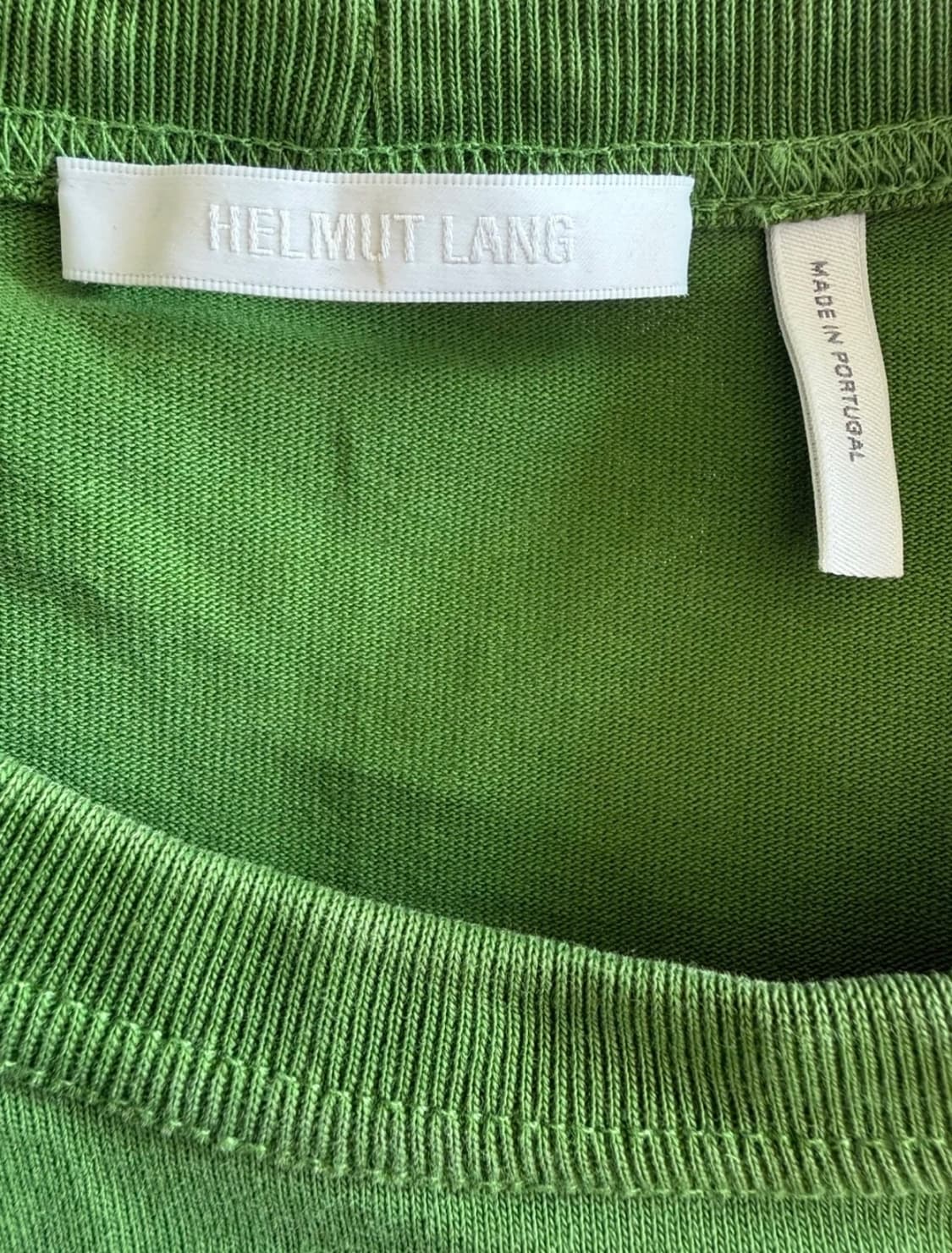 Helmut lang 헬무트랭 그린 반팔티 상품이미지2