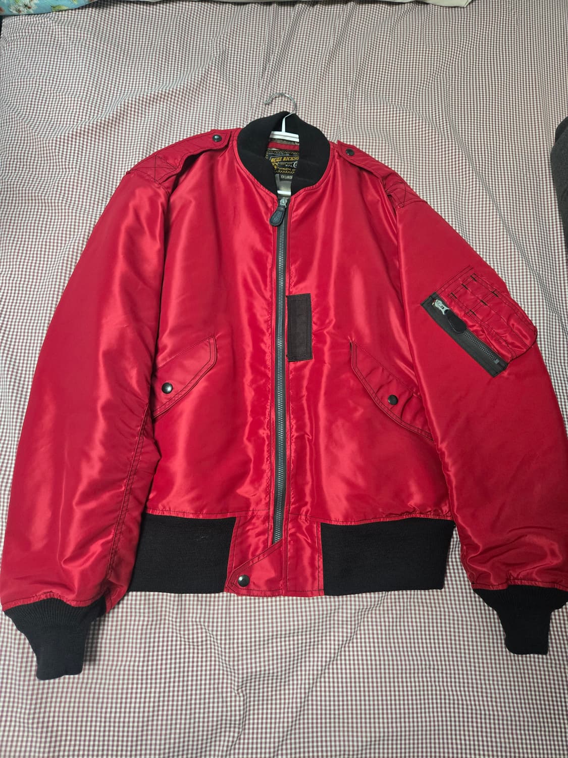 버즈릭슨 L-2B 레드 MA-1 스콜피온 자켓 항공자켓 상품이미지1