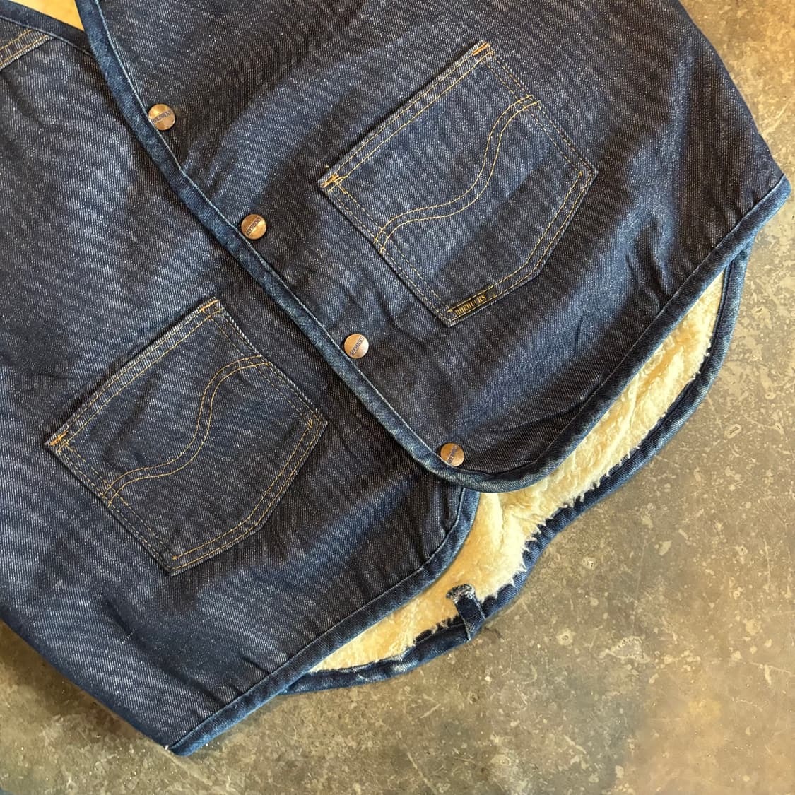 미국 시어스 쉐르파 데님 베스트 상품이미지5