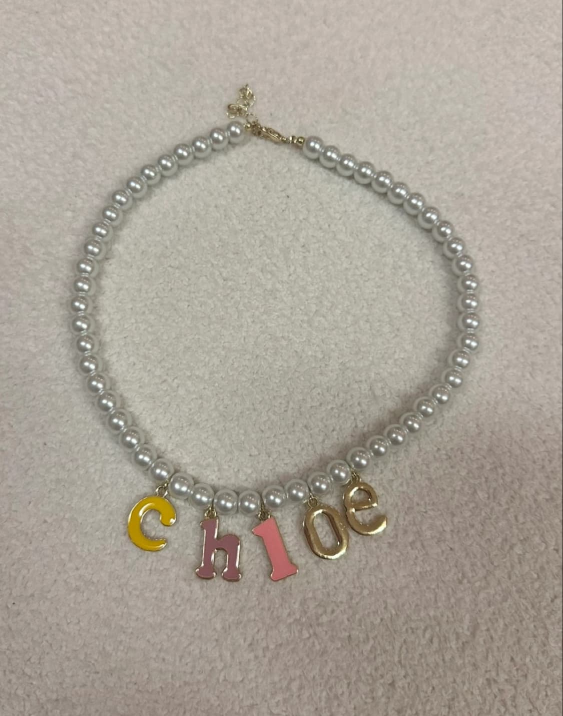 chole 펄 목걸이 여름 진주 목걸이 상품이미지1