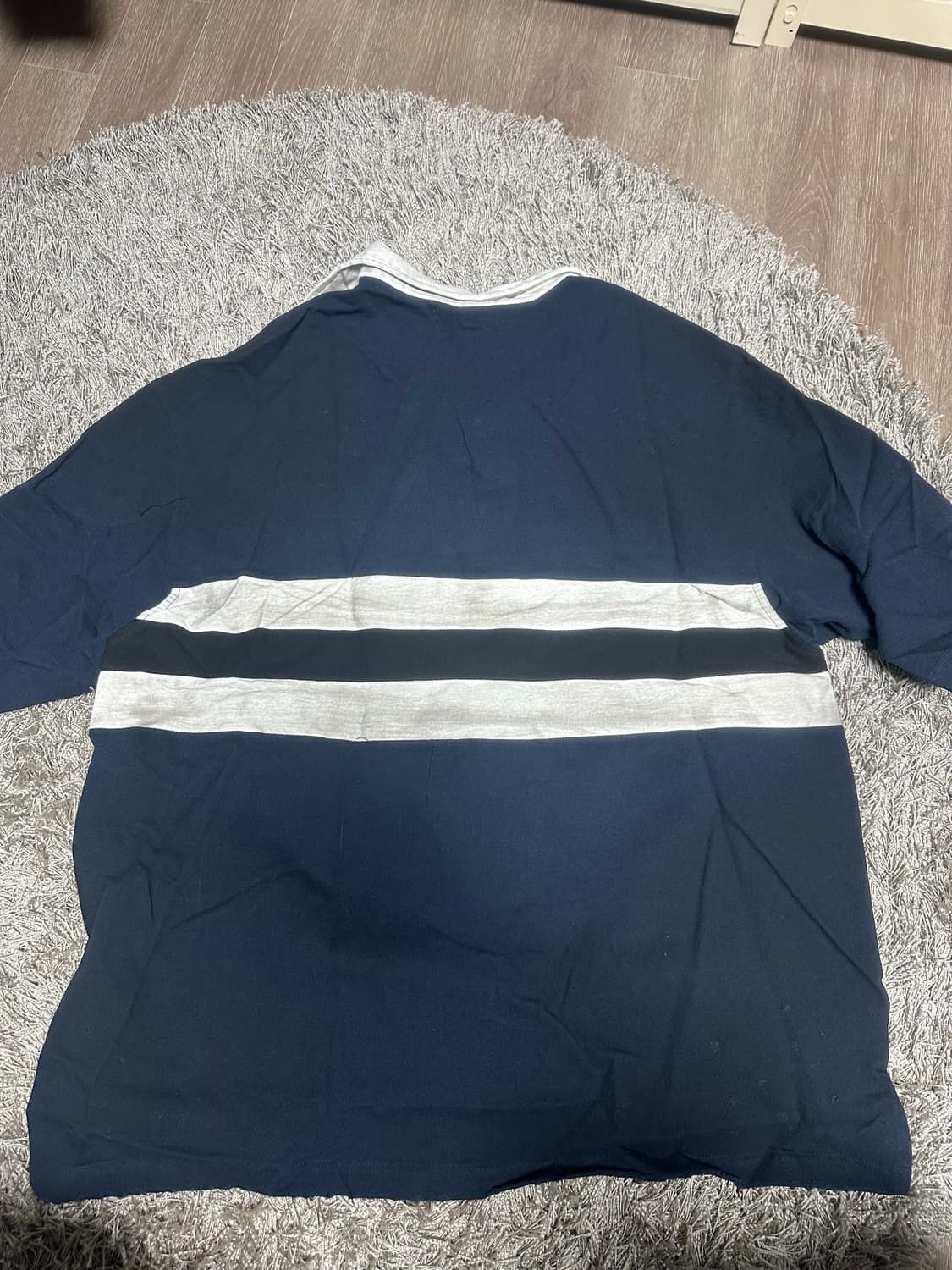 [1] PROJECT G/R 불리드 하프 폴로 네이비 상품이미지3