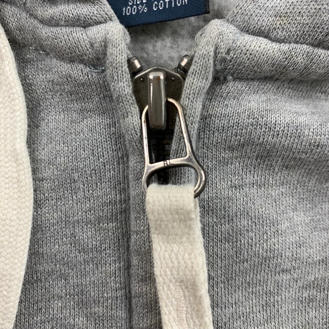 폴로 랄프로렌 포니로고 그레이 후드집업 상품이미지4