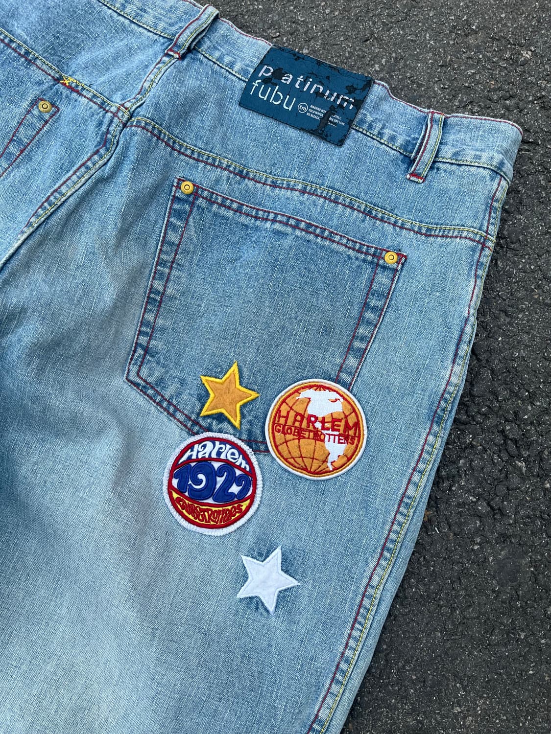 FUBU x Harlem Globetrotters Baggy Jeans 상품이미지4