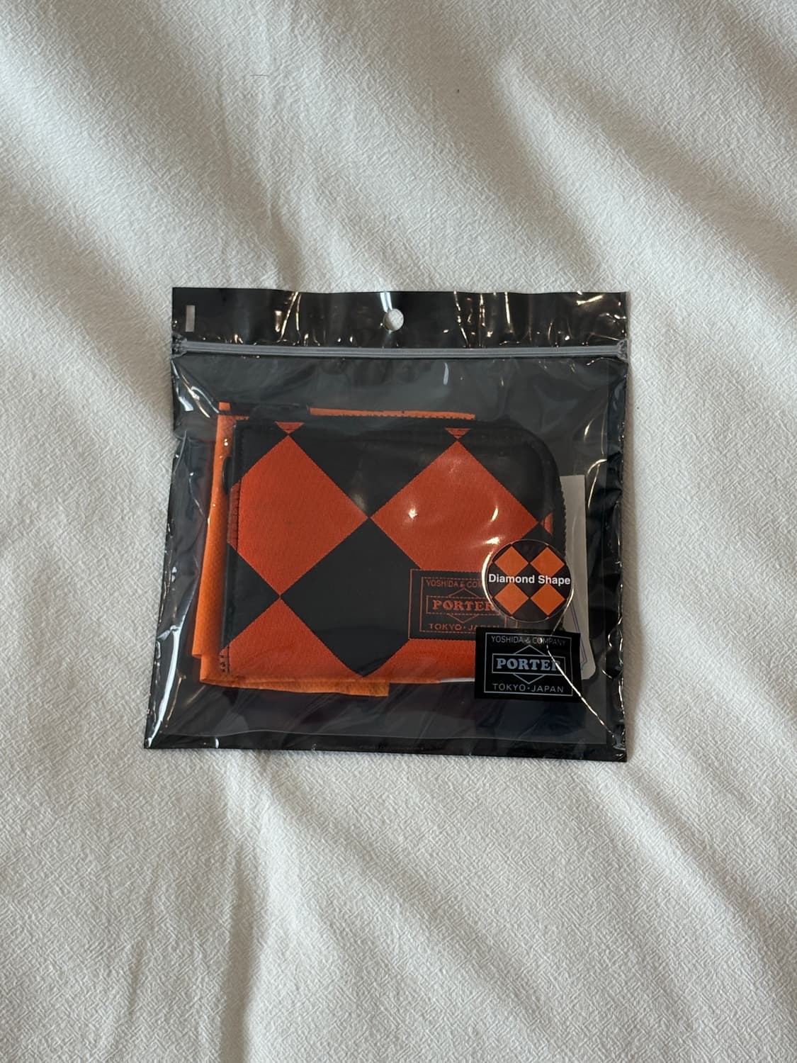 요시다 포터 다이아몬드 체크 패턴 카드 지갑 상품이미지7