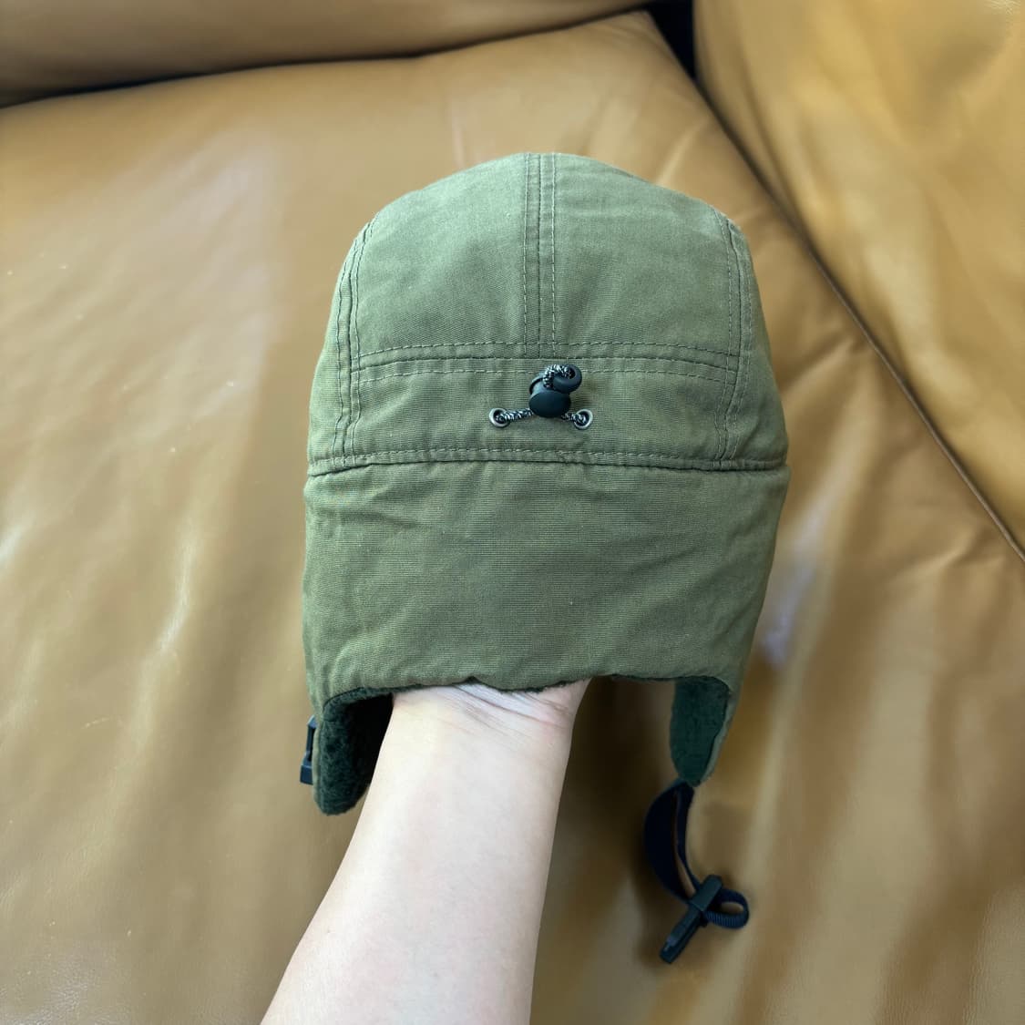 나나미카 노스페이스 퍼플라벨 이어플랩 볼캡 모자 카키 상품이미지8