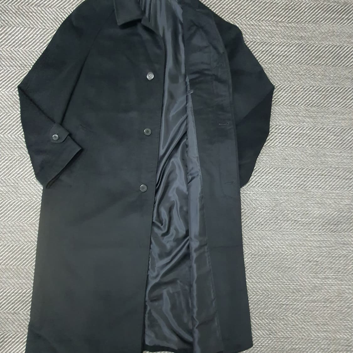 마에스트로 울 캐시미어 롱 코트 남자105 상품이미지6