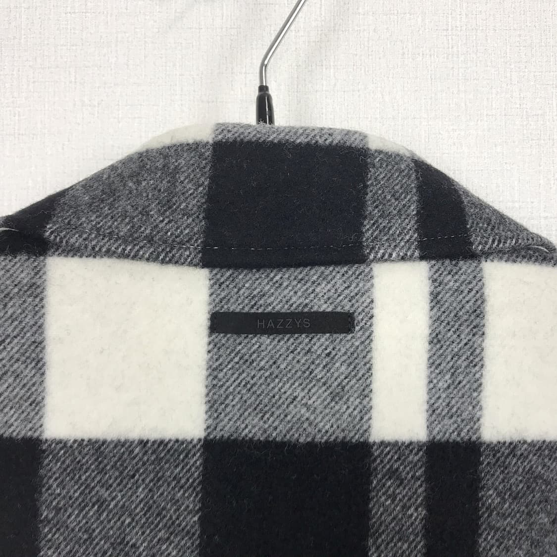 헤지스 울 체크 셔츠형 자켓 점퍼 남성115 상품이미지7