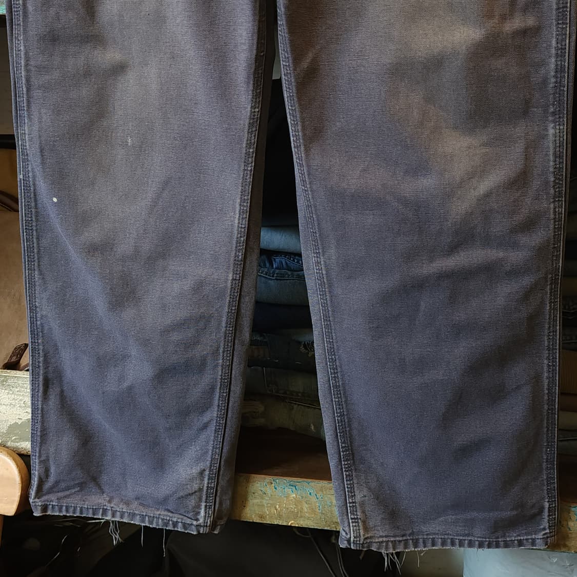 칼하트 싱글니 카펜터 워크팬츠 퍼플 36x32 상품이미지6