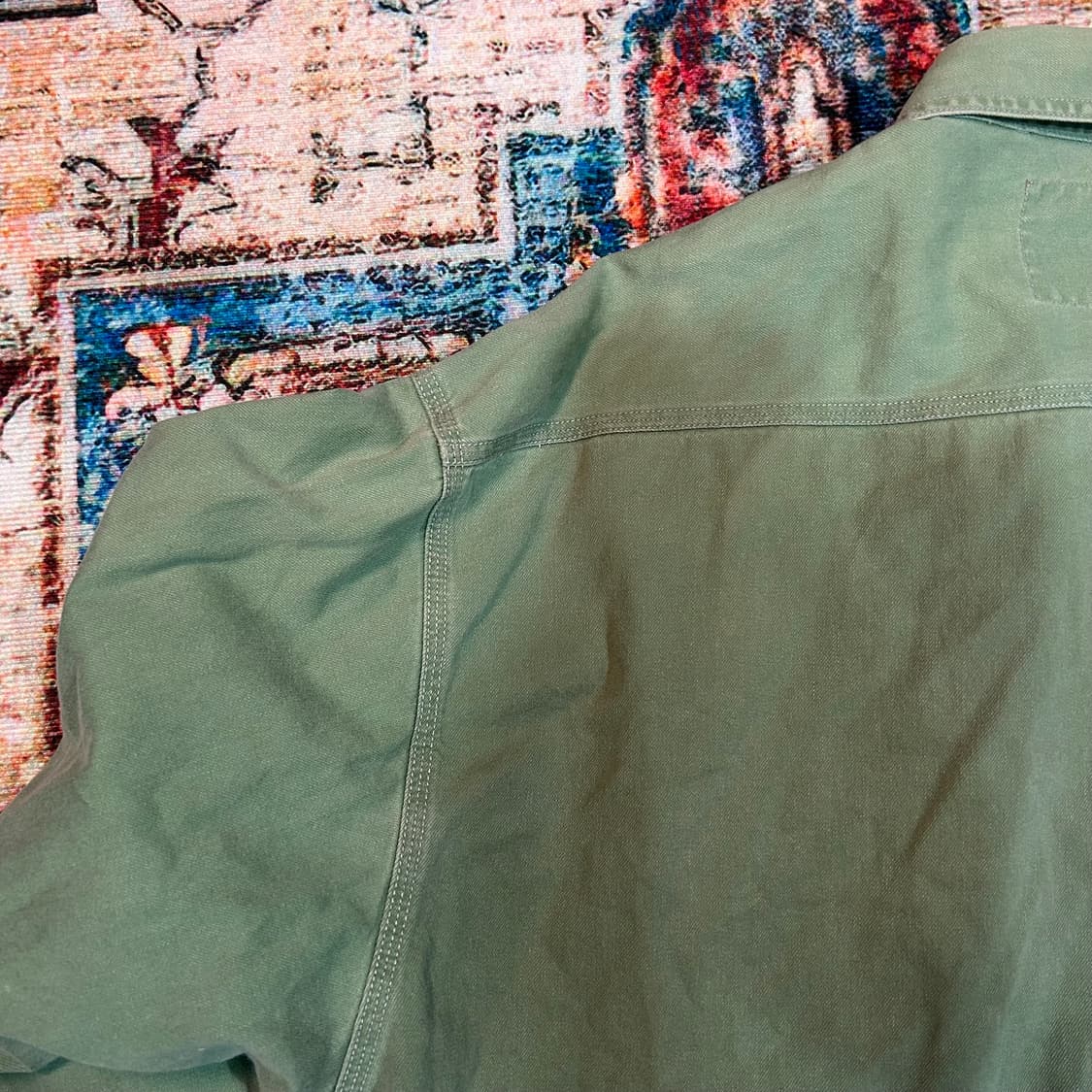 [2XL] 00s 리바이스 그린 워크셔츠 상품이미지8